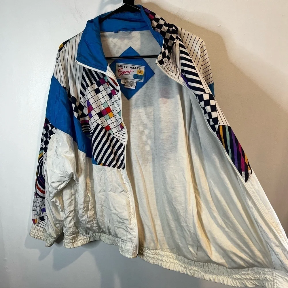 Women’s | Vintage Misty Valley Sport Windbreaker Jacket | Large - Picture 4 of 7